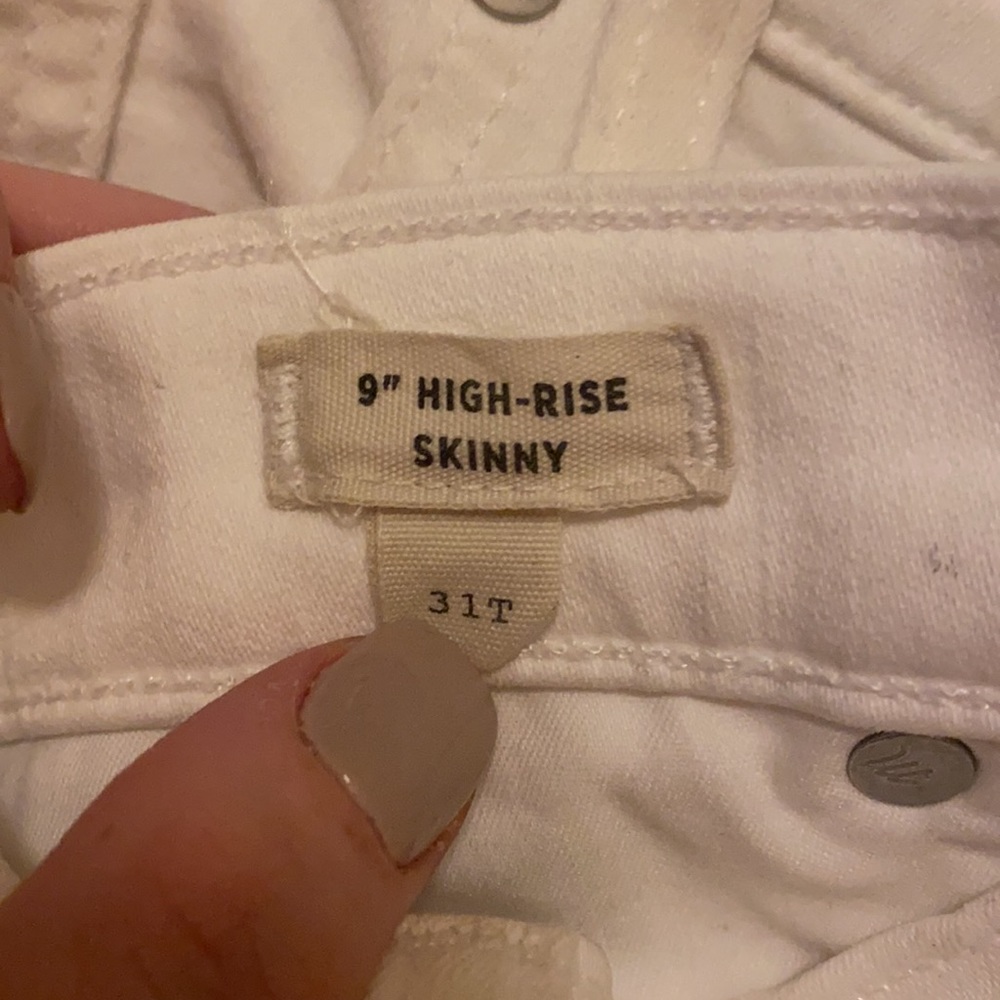 Madewell High Rise 9” Rise Skinny Jeans Sz 31T - Picture 2 of 3